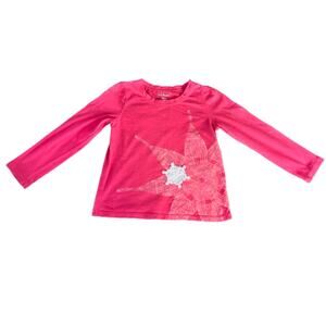 L.L. Bean Snowflake long sleeve top
